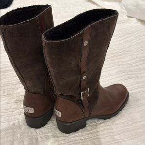 UGG Women's Brown Leather Boots